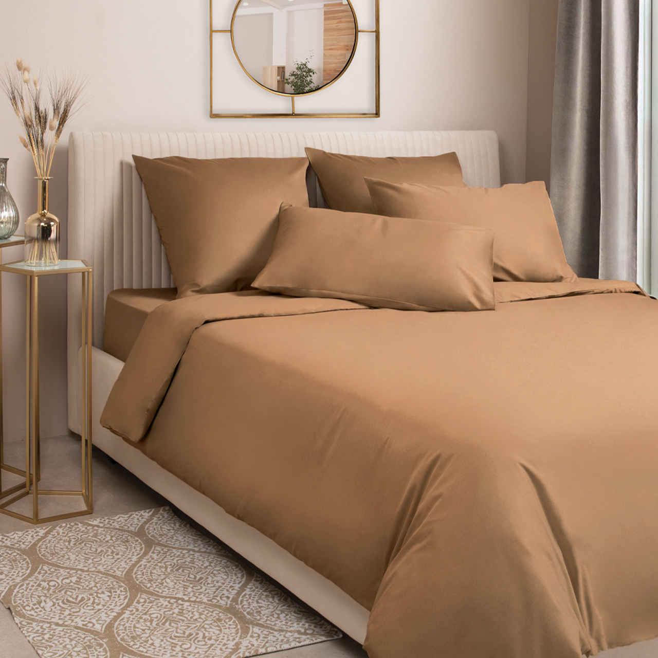 Постельное белье Моноспейс мокко