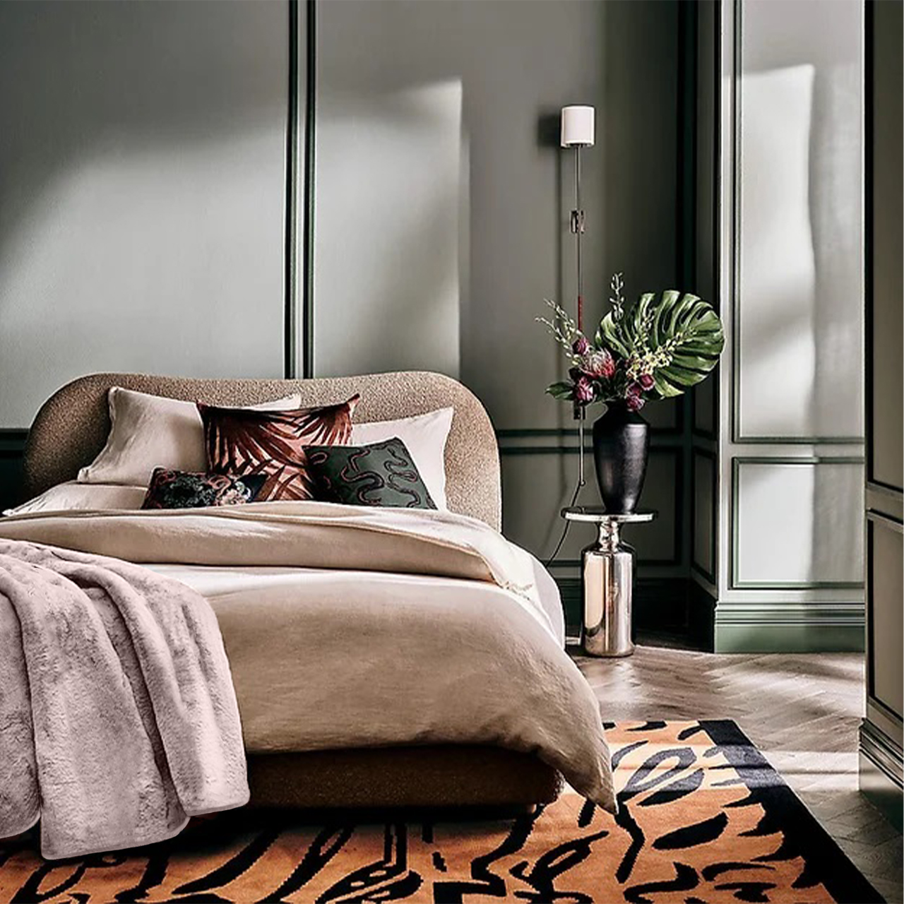 Плед Квин какао