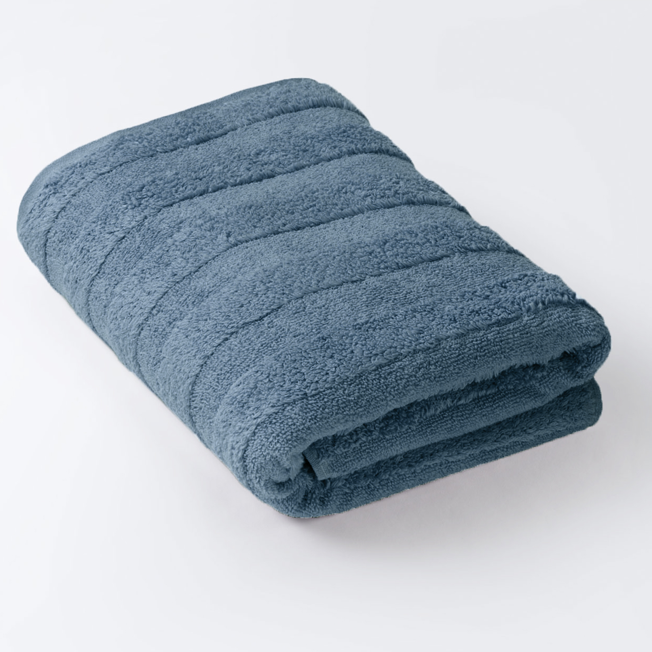 Полотенце Авеню сине-серое